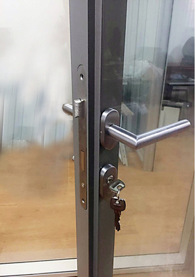 Steel profile door stainless steel handle H101X3